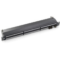 Equip 326524, 10000 Mbit/s, RJ-45, Gold, Cat6a, Grau, Rackeinbau