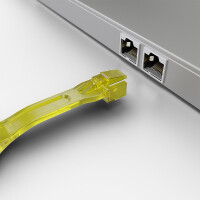 Lindy 40482, Schnittstellenblockierung + Schlüssel, RJ-45, Gelb, 10 Stück(e), 10 g