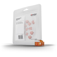 Lindy 40481, Schnittstellenblockierung, RJ-45, Orange,...