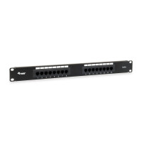 Equip 16-Port Cat.5e Ungeschirmtes Patch Panel, Black,...