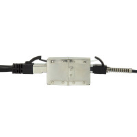 LogiLink NP0058, Flach, Metallisch, RJ-45, RJ-45,...