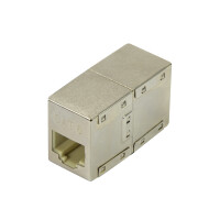 LogiLink NP0058, Flach, Metallisch, RJ-45, RJ-45,...