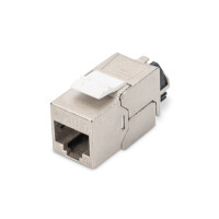 DIGITUS CAT 6A Keystone Modul, geschirmt mit intelligentem Kabelmanager