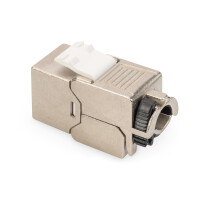 DIGITUS CAT 6A Keystone Modul, geschirmt mit intelligentem Kabelmanager