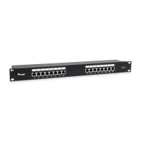 Equip Cat.6 Geschirmtes Patch Panel, Schwarz,...