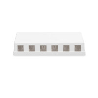 DIGITUS Konsolidierungs-Punkt Gehäuse für 6x Keystone Module