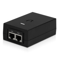 Ubiquiti POE-24-30W-EU, Gigabit Ethernet, 10,100,1000 Mbit/s, Schwarz, RJ-45 (Gigabit), 100-240 V, 50-60 Hz