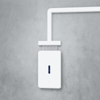 Ubiquiti UACC-CRS, Gerade Kabelrinne, Acrylnitril-Butadien-Styrol (ABS), Polycarbonat (PC), Weiß