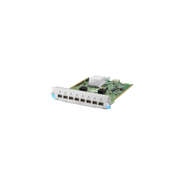 HPE 8-port 1G/10GbE SFP+ MACsec v3 zl2 Module, 10 Gigabit, 1000,10000 Mbit/s, IEEE 802.3, IEEE 802.3ab, IEEE 802.3ae, IEEE 802.3u, SFP+, HP 5400R zl2