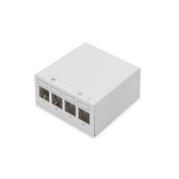 DIGITUS Modulares Desktop Patch Panel, geschirmt, 4-Port