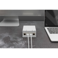 DIGITUS Modulares Desktop Patch Panel, geschirmt, 4-Port