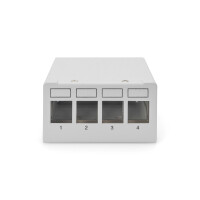 DIGITUS Modulares Desktop Patch Panel, geschirmt, 4-Port