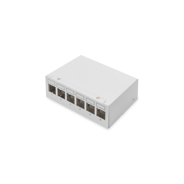 DIGITUS Modulares Desktop Patch Panel, geschirmt, 6-Port