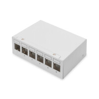 DIGITUS Modulares Desktop Patch Panel, geschirmt, 6-Port
