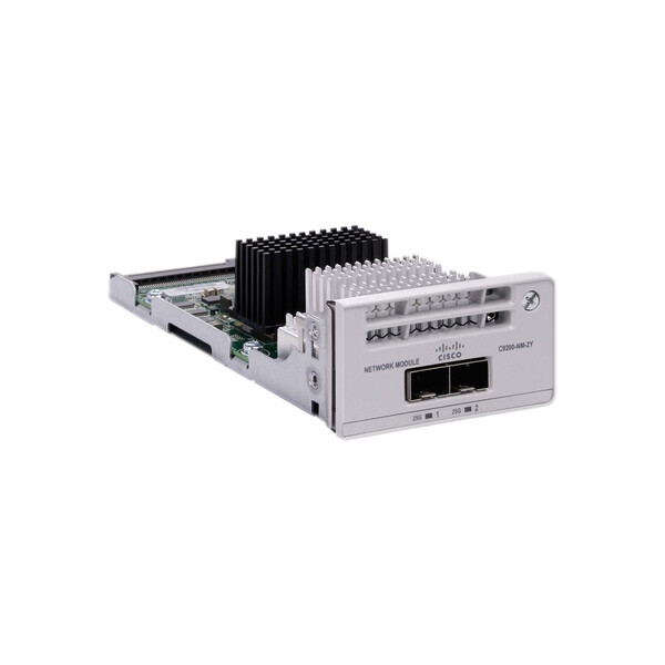 Cisco C9200-NM-2Y=, 25 Gigabit Ethernet, 2500 Mbit/s, Catalyst 9200