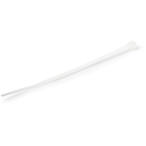StarTech.com Kabelbinder 100x2 mm - Selbstsichernde Nylon-Kabelbinder mit Gebogener Spitze, Bündeldurchmesser bis zum 22 mm , 8 kg Zugfestigkeit, 94V-2/UL, 1000 Stück - Weiß, Lösbarer Kabelbinder, Nylon, Kunststoff, Weiß, 2,2 cm, V2, -40 - 85 °C