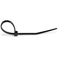 StarTech.com 15 cm Kabelbinder - 3 mm breit, 39 mm Bündeldurchmesser, 18 kg Zugfestigkeit, selbstsichernde Nylon-Kabelbinder mit gebogener Spitze, 94V-2/UL geprüft, schwarz, 1000 Stück, Lösbarer Kabelbinder, Nylon, Kunststoff, Schwarz, 3,6 cm, V2, -40 - 8