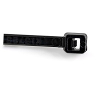 StarTech.com Kabelbinder - 100x2 mm, selbstsichernde Nylon-Kabelbinder mit gebogener Spitze, 22 mm Bündeldurchmesser, 8 kg Zugfestigkeit, 94V-2/UL, schwarz, 100 Stück, Lösbarer Kabelbinder, Nylon, Kunststoff, Schwarz, 2,2 cm, V2, -40 - 85 °C