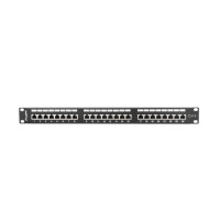 Lanberg PPS6-1024-B, RJ-45, Cat6, Schwarz, Metall, 1U,...