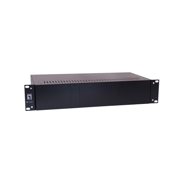 LevelOne 14-Slot Media Konverter Gehäuse, 100-265 V, 50 - 60 Hz, 0 - 50 °C, -10 - 70 °C, 5 - 90%, CE, FCC