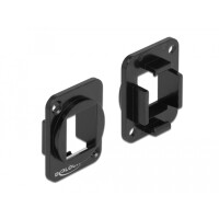 Delock Keystone Halterung 1 Port für D-Typ Metall,...
