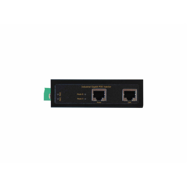 LevelOne IGP-0101, Gigabit Ethernet, 10,100,1000 Mbit/s, IEEE 802.3, IEEE 802.3ab, IEEE 802.3af, IEEE 802.3at, IEEE 802.3u, Voll, Schwarz, PoE, Leistung