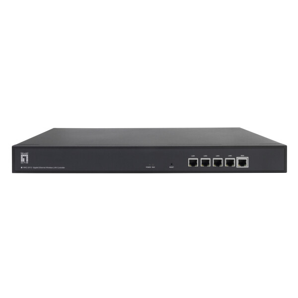 LevelOne Gigabit WLAN-Controller für bis zu 256 APs, Schwarz, Metall, Aktivität, Link, Leistung, 512 MB, 16 MB, 10,100,1000 Mbit/s