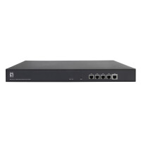 LevelOne Gigabit WLAN-Controller für bis zu 256 APs, Schwarz, Metall, Aktivität, Link, Leistung, 512 MB, 16 MB, 10,100,1000 Mbit/s
