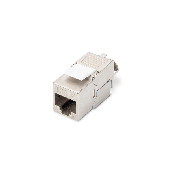 DIGITUS CAT 6A Keystone Modul, geschirmt, werkzeugfreier Montageanschluss