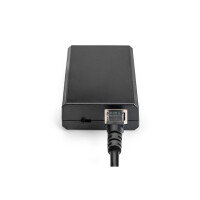 DIGITUS Gigabit Ethernet PoE Splitter, 802.3af, 12 W, Gigabit Ethernet, 10,100,1000 Mbit/s, IEEE 802.3af, Schwarz, PoE, Fertig, China