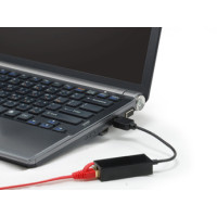 LevelOne USB Fast Ethernet Adapter, Kabelgebunden, RJ-45, USB, 100 Mbit/s, Schwarz