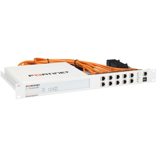 Rackmount.IT RM-FR-T15I, Weiß, 1U, FortiGate 80F FortiGate 81F, 482 mm, 217 mm, 44 mm