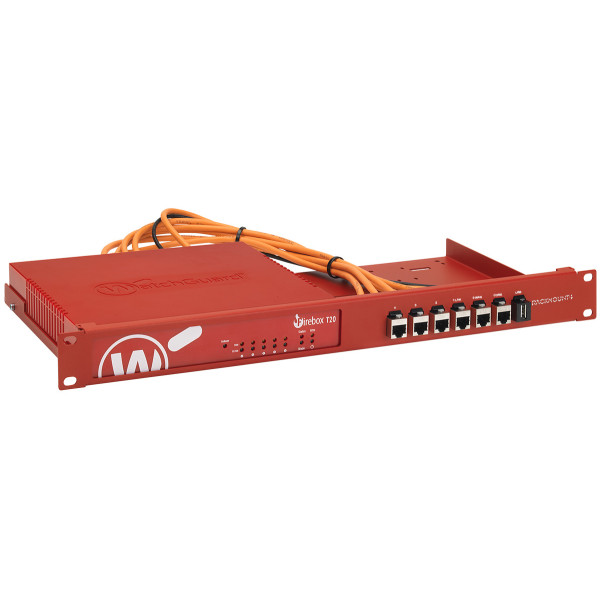 Rackmount.IT RM-WG-T6I, Rot, 1U, WatchGuard Firebox T20 WatchGuard Firebox T40 WatchGuard Firebox T45-PoE, 482 mm, 217 mm, 44 mm