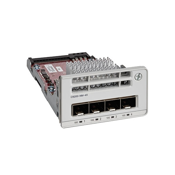 Cisco C9200-NM-4X=, 10 Gigabit Ethernet, Gigabit Ethernet, 1000,10000 Mbit/s