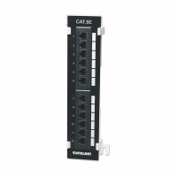 Intellinet 12-Port Cat5e Patchpanel zur Wandmontage, UTP,...