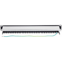 TRENDnet TC-P16C6AS, 10 Gigabit Ethernet, RJ-45, Gold, Cat5e, 22/26, Schwarz