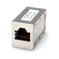 ROLINE RJ-45 Kupplung geschirmt, Kat. 6, RJ-45, RJ-45,...