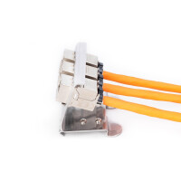DIGITUS Hutschienenadapter für 3x Keystone Modul