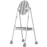 steelcase Microsoft Steelcase Roam Mobile Stand, Multimedia-Wagen, Grau, 127 cm (50 Zoll), Microsoft Surface Hub 2S, 1661,2 mm, 28,1 kg