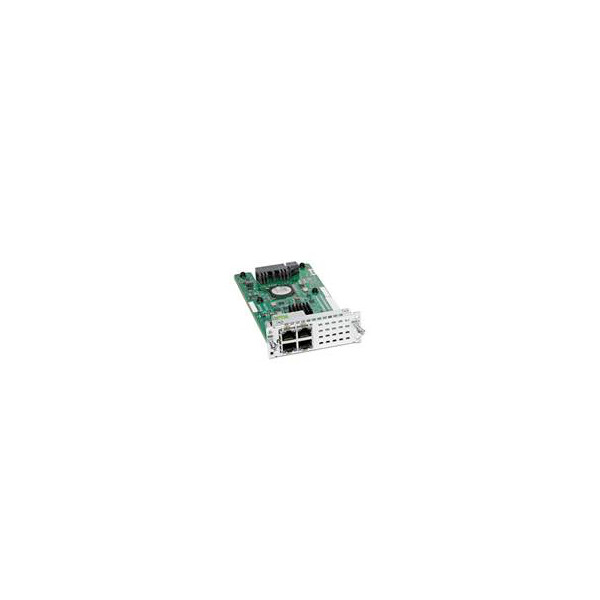 Cisco NIM-ES2-4=, Gigabit Ethernet, 10,100,1000 Mbit/s, 100BASE-TX, 1000BASE-TX, IEEE 802.1D, IEEE 802.1Q, IEEE 802.1p, IEEE 802.1s, IEEE 802.1w, IEEE 802.1x, IEEE 802.3x, Cisco 4000 Series, SNMPv1, v2, v3, IGMP
