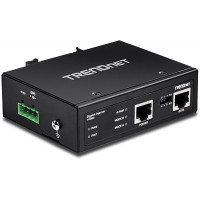 TRENDnet TI-IG60, Schnelles Ethernet, Gigabit Ethernet, 10,100,1000 Mbit/s, IEEE 802.3, IEEE 802.3ab, IEEE 802.3af, IEEE 802.3at, IEEE 802.3u, Voll, Schwarz, 48 – 56