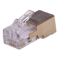 Axis 01182-001, RJ-12, Gold, Weiß, 10 Stück(e)