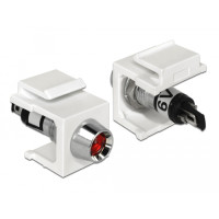 Delock 86447, Keystone LED, Schwarz, Rot, Edelstahl,...