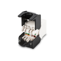 DIGITUS CAT 5e, Klasse D Keystone Modul, ungeschirmt, werkzeugfreier Montageanschluss