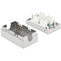Delock 86410, Cat6a, A, S/UTP (STP), Metallisch, Metall,...