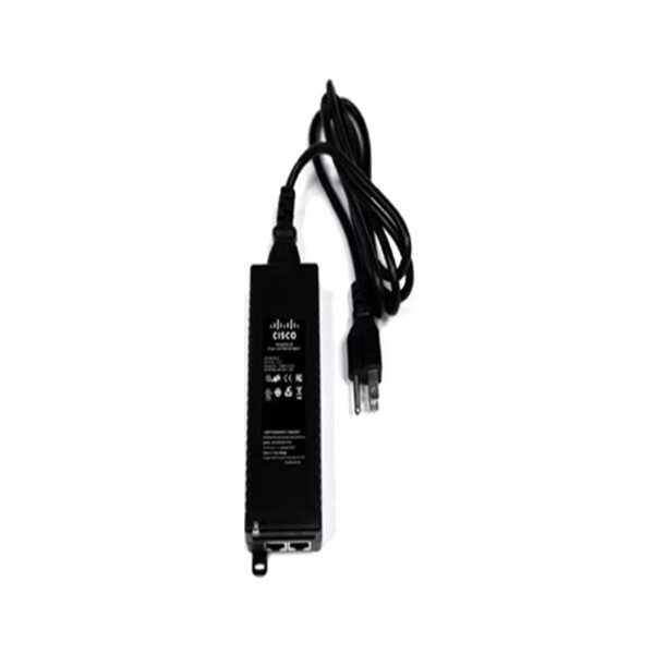 Cisco AIR-PWRINJ7=, 5 Gigabit Ethernet, 10,100,1000,2500,5000 Mbit/s, Schwarz, 56 V, 100 - 240 V, 50 ~ 60 Hz