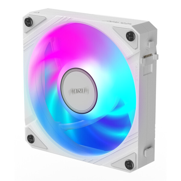 Gigabyte AORUS EZ CHAIN FAN 120 ICE, Ventilator, 12 cm, Weiß
