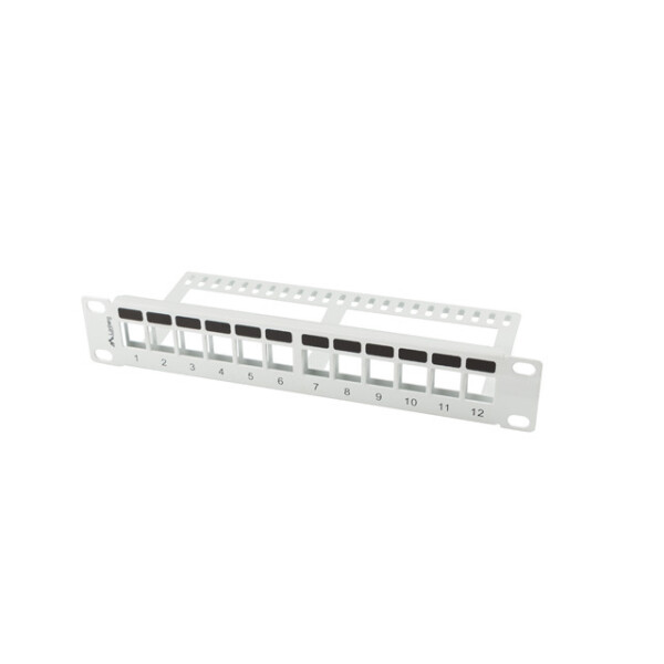 Lanberg PPKS-9112-S, 1U, Grau, Metall, 254 mm, 99,3 mm, 44,5 mm