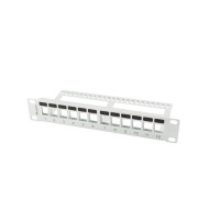 Lanberg PPKS-9112-S, 1U, Grau, Metall, 254 mm, 99,3 mm, 44,5 mm