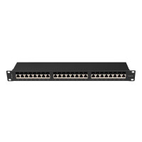 Lanberg PPSA-1024-B, Cat6a, F/UTP (FTP), Schwarz, ABS,...